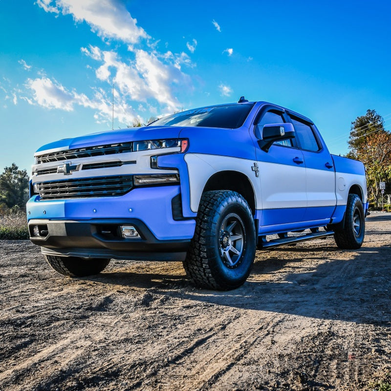 Westin Chevrolet Silverado/Sierra 1500 Crew Cab Non LD PRO TRAXX 5 Oval Nerf Step Bars - Black