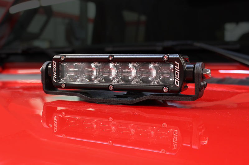Go Rhino Jeep Wrangler JL/JLU/Gladiator JT Light Mount - Two 6in Single Row