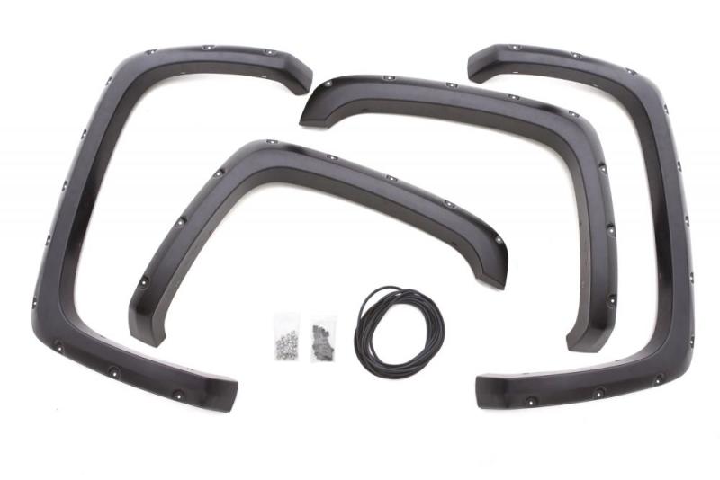 Lund Chevy Silverado 1500 RX-Rivet Style Textured Elite Series Fender Flares - Black (4 Pc.)