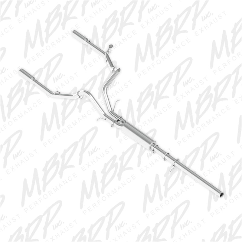 MBRP Chevy/GMC 1500 Silverado/Sierra 4.3L V6/5.3L V8 Dual Split Rear Alum 3in Cat Back Exhaust