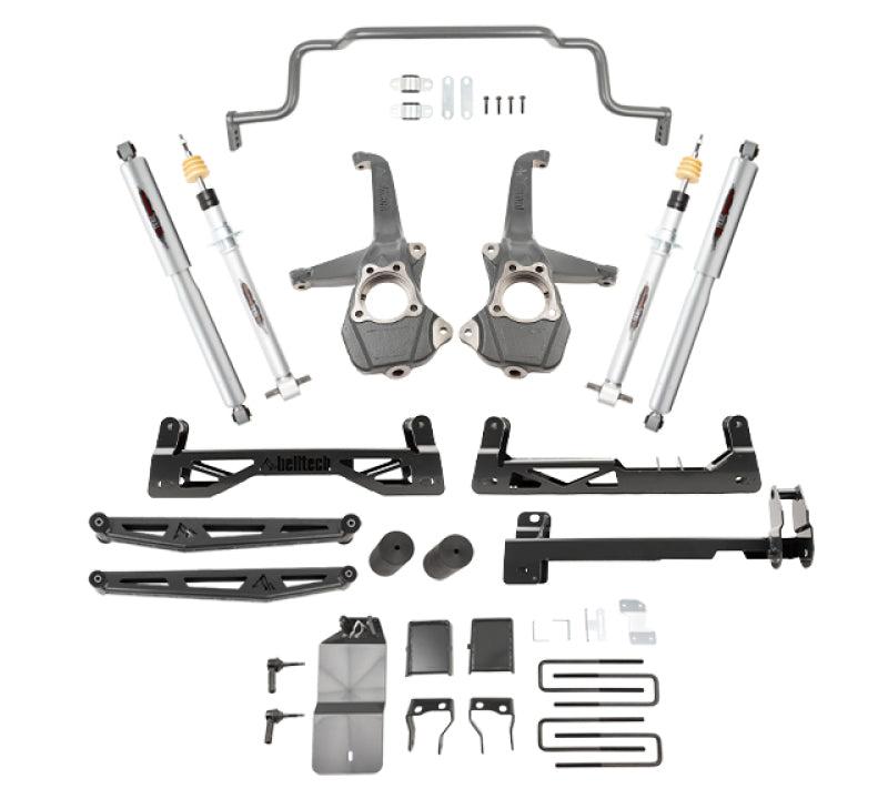 Belltech Chevrolet Silverado / GMC Sierra 1500 4WD 6in Suspension Lift Kit w/ Shocks