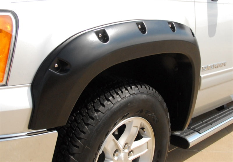 Lund GMC Sierra 1500 RX-Rivet Style Smooth Elite Series Fender Flares - Black (4 Pc.)