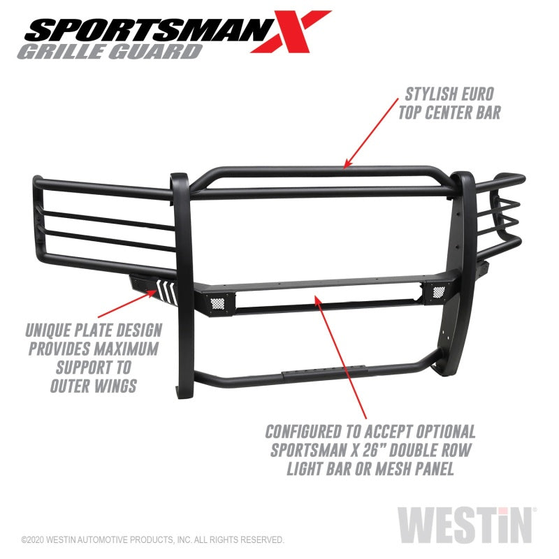 Westin 19+ Ram 2500/3500 Sportsman X Grille Guard - Textured Black