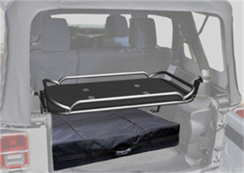 Rampage Jeep Wrangler(JK) Rear Sport Rack - Black