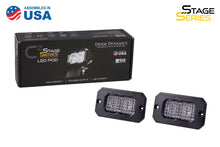 Load image into Gallery viewer, Diode Dynamics Stage Series 2 In LED Pod Sport - White Fog Flush ABL (Pair)