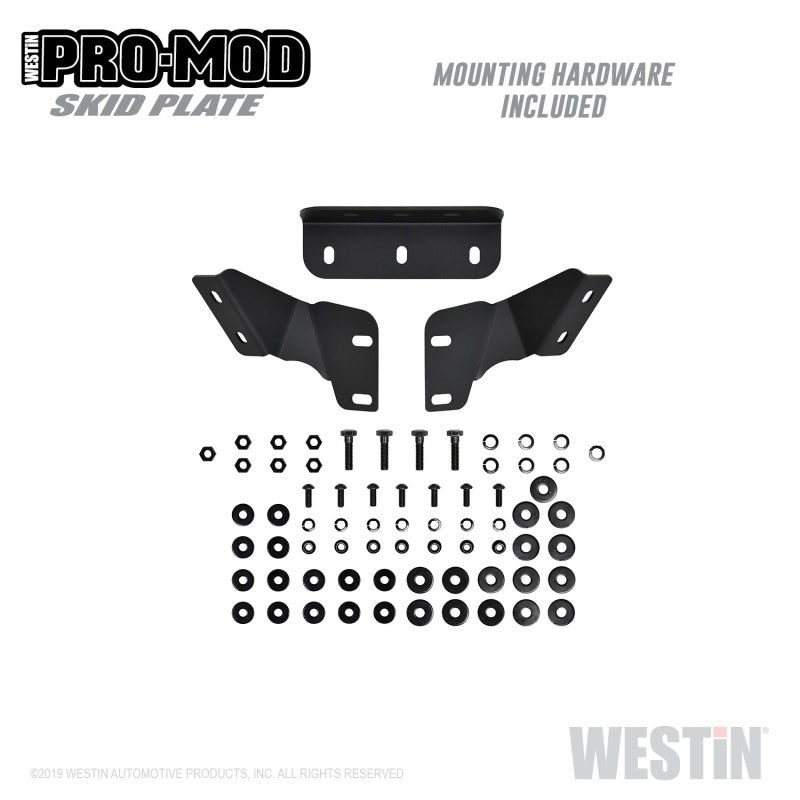 Westin 19+ Ford Ranger Outlaw/Pro-Mod Skid Plate - Tex. Blk