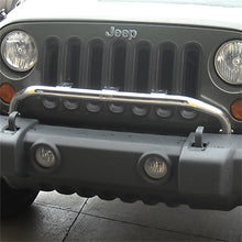 Load image into Gallery viewer, Rugged Ridge Jeep Wrangler JK Stainless Steel Bumper Mounted Light Bar