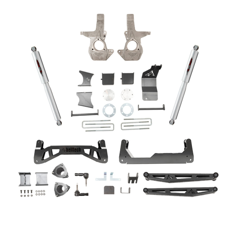 Belltech Chevrolet Silverado / GMC Sierra 1500 4WD 7-9in Suspension Lift Kit w/ Shocks
