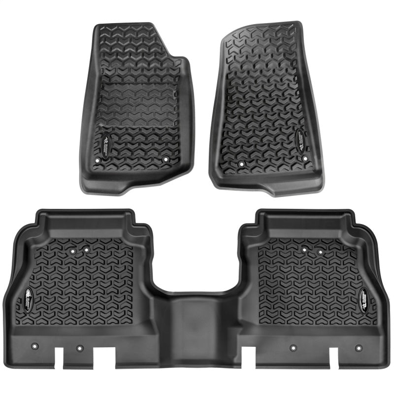 Rugged Ridge Floor Liner Kit Black F/R Jeep Gladiator (JT)