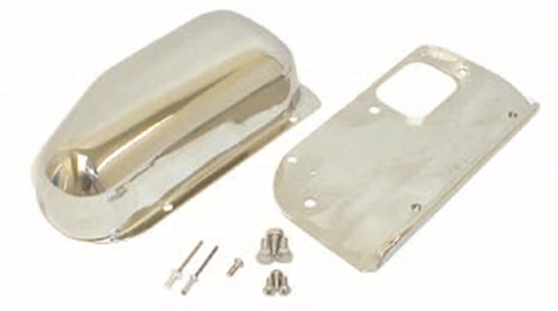 Rugged Ridge Jeep CJ Stainless Steel Wiper Motor Cover Kit