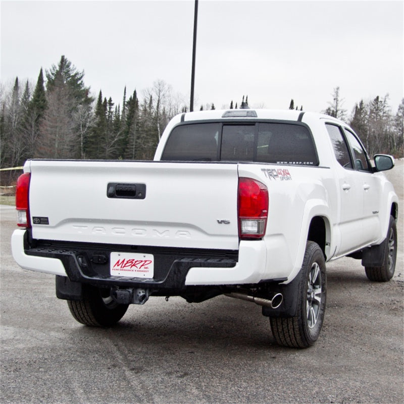 MBRP Toyota Tacoma 3.5L Cat Back Single Side Exit T409 Exhaust System