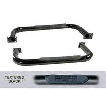 Load image into Gallery viewer, Rugged Ridge 3in Round Tube Side Steps Black Jeep CJ7