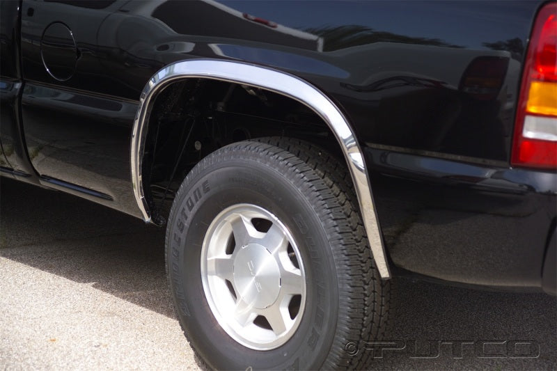 Putco Chevrolet Suburban - Full w/o Fender Flares - 1.5in Wide Stainless Steel Fender Trim