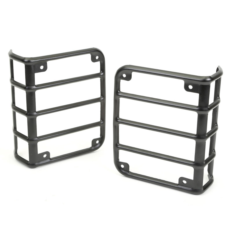 Rugged Ridge Jeep Wrangler Textured Black Tail Light Euro Guards