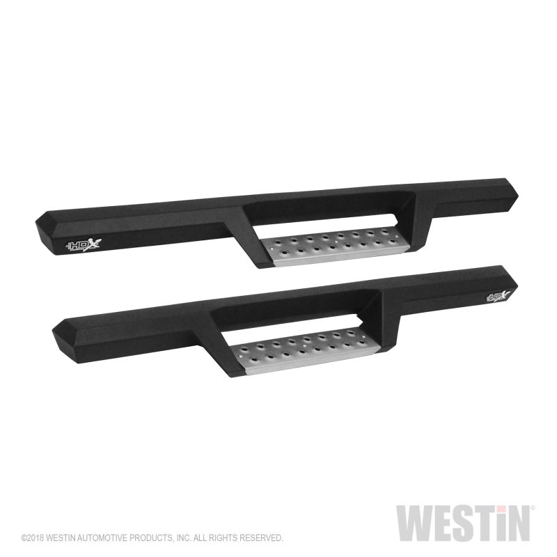 Westin 07+ Jeep Wrangler JK 2dr. HDX Stainless Drop Nerf Step Bars - Tex. Blk