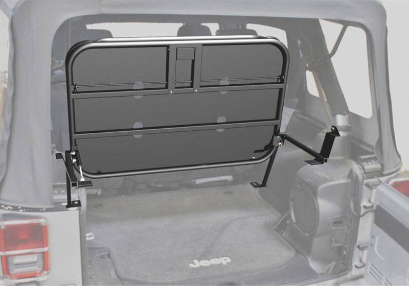 Rampage Jeep Wrangler(JK) Rear Sport Rack - Black
