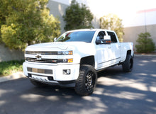 Load image into Gallery viewer, Go Rhino Chev Silverado 2500HD/3500HD CC (Diesel) 4dr E-BOARD E1 Running Board Kit - Tex. Blk