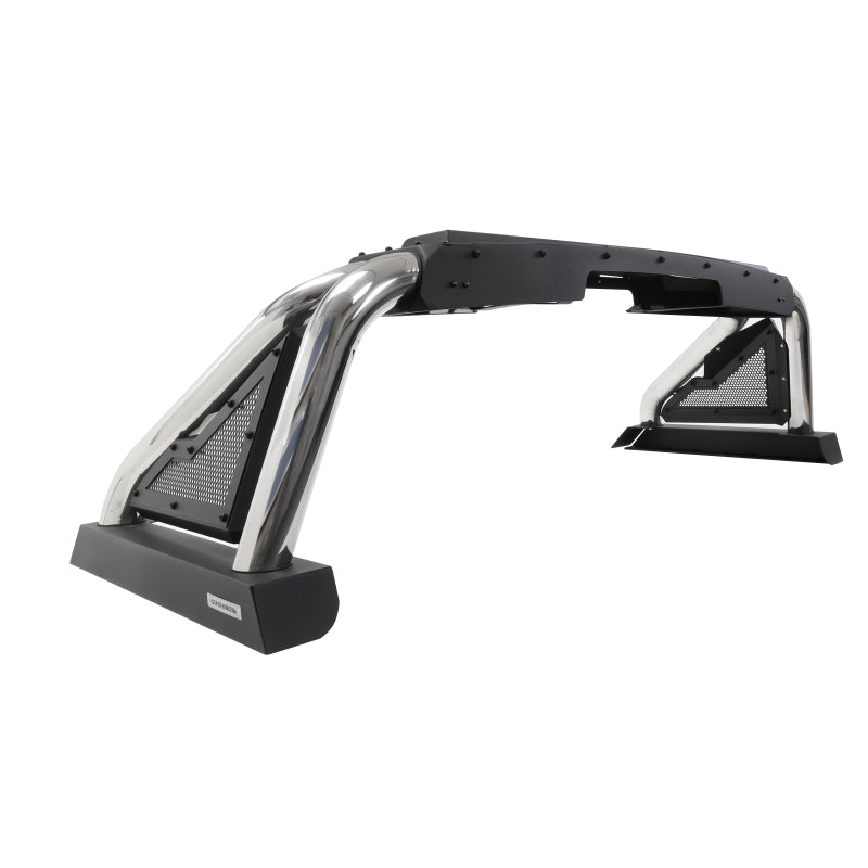 Go Rhino Toyota Tundra 4dr Sport Bar 2.0 for Full Size Trucks - Polished SS (Drilling Req.)