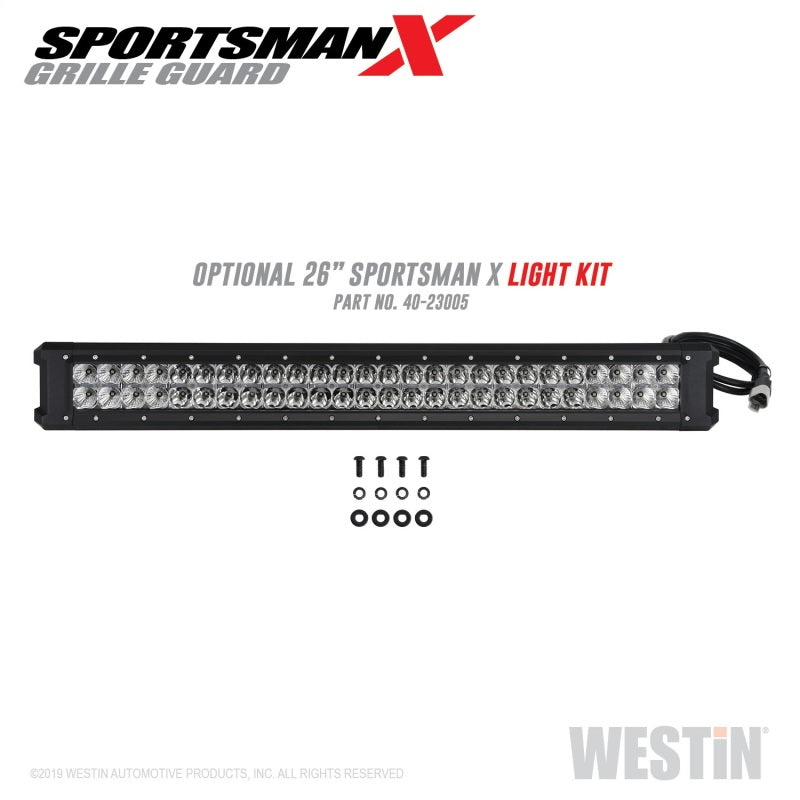 Westin 16+ Chevy Silverado 1500 Sportsman X Grille Guard - Textured Black