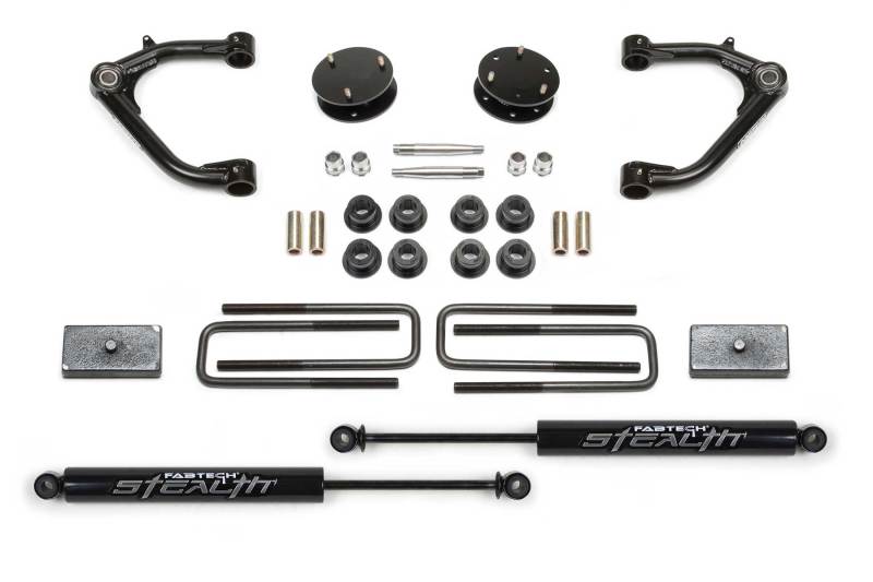 Fabtech 19+ GM C/K1500 P/U 3in Uniball UCA Sys w/Stealth