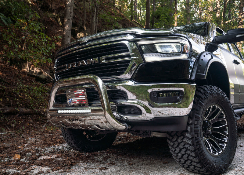 Lund RAM 1500 Bull Bar w/Light & Wiring - Polished
