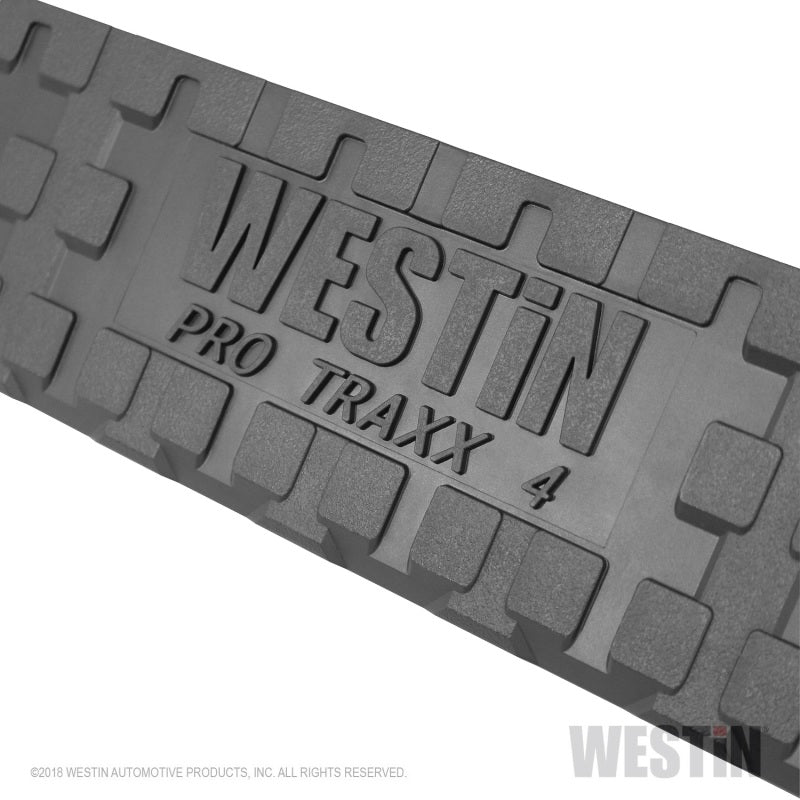 Westin Chevrolet Silverado/Sierra 1500 Crew Cab Non LD PRO TRAXX 4 Oval Nerf Step Bars - Black