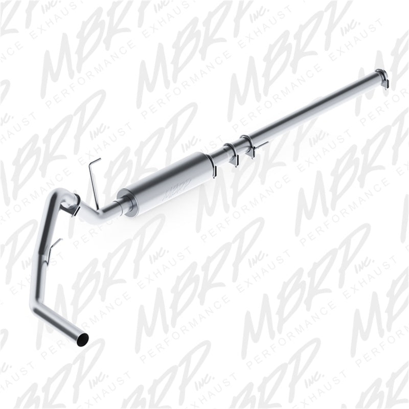 MBRP Ford F150 EC/CC-SB 3in Cat Back Single Side AL P Series Exhaust