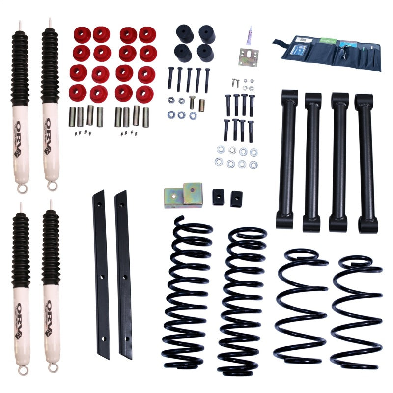 Rugged Ridge 2in Lift Kit with Shocks Jeep Wrangler TJ