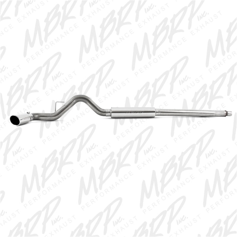 MBRP Ford F-250/350/450 6.2L V8 Gas 4in Cat Back Single Side T409 Exhaust System