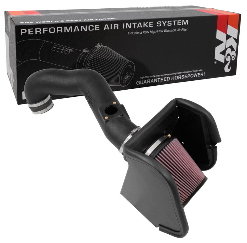 K&N Nissan Titan XD V8-5.0L DSL 63 Series Aircharger Performance Intake