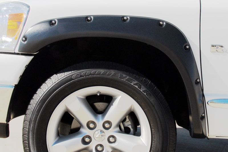 Lund Dodge Ram 1500 RX-Rivet Style Smooth Elite Series Fender Flares - Black (4 Pc.)
