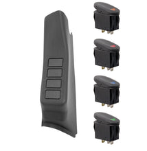 Load image into Gallery viewer, Rugged Ridge A-Pillar Switch Pod Kit Black LHD (JK)