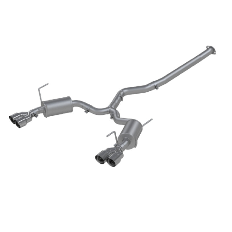 MBRP Subaru WRX 2.0L/STI 2.5L 3in Dual Split Rear Exit w/ 3.5in Tips - T304 (Street Version)