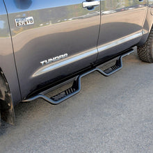 Load image into Gallery viewer, Westin 07+ Toyota Tundra CrewMax Outlaw Drop Nerf Step Bars - Black