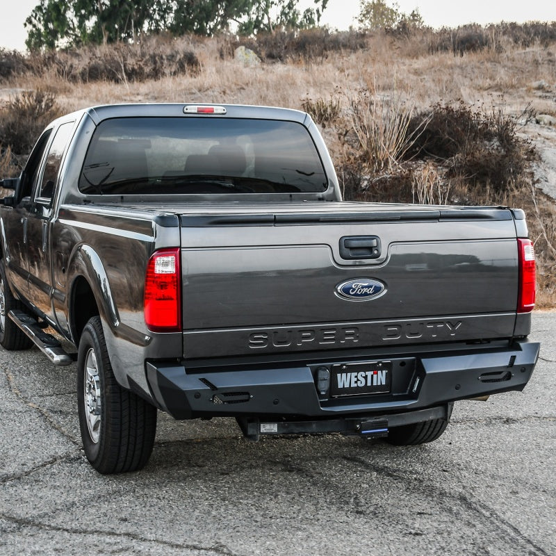 Westin 11+ Ford F-250/350/450/550 Super Duty Pro-Series Rear Bumper - Textured Black