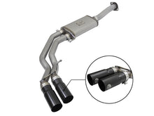 Load image into Gallery viewer, aFe Rebel Exhausts 3in SS Cat-Back 2015+ Ford F-150 EcoBoost V6 2.7/3.5L V8 5.0L w/ Black Tips
