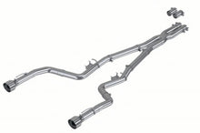 Load image into Gallery viewer, MBRP Charger 5.7L/6.2L/6.4L 3in Race Profile Cat-Back w/ Dual Tips Aluminized Steel Exhaust