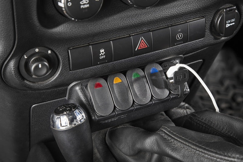 Rugged Ridge Lower Switch Panel Kit Jeep Wrangler JK/JKU
