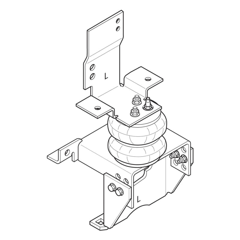 Firestone Ride-Rite Air Helper Spring Kit Rear Dodge RAM 3500 Cab Chassis (W217602220)
