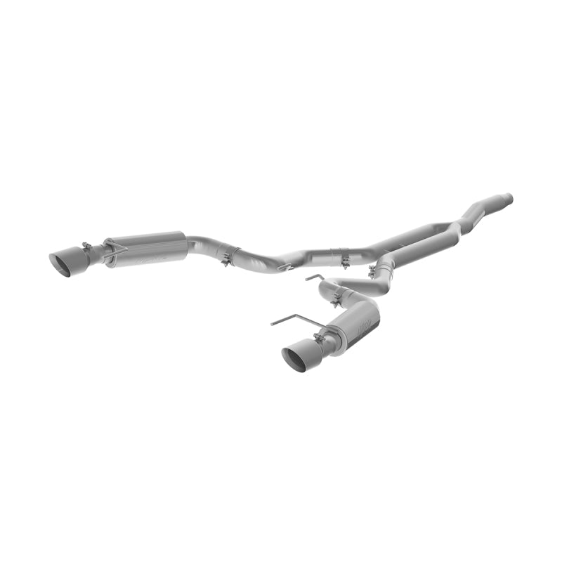 MBRP Ford Mustang EcoBoost 2.3L T409 3in Cat Back Dual Split Rear Exit (Race Version)
