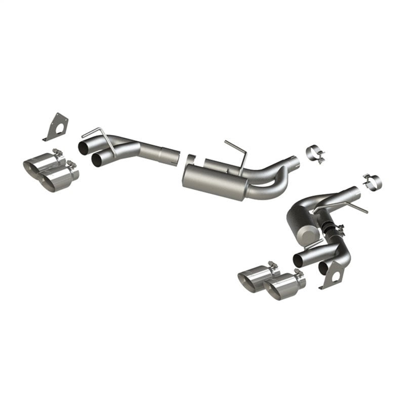 MBRP Chevrolet Camaro V6 2.5in AL NPP Dual Axle Back Exhaust w/ 4in Quad Dual Wall Tips