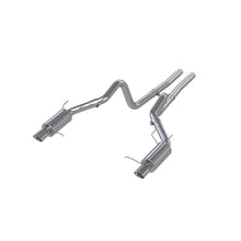 Load image into Gallery viewer, MBRP Ford Mustang GT 5.0L Dual Split Rear Street Version T409 3in Cat Back Exhaust System