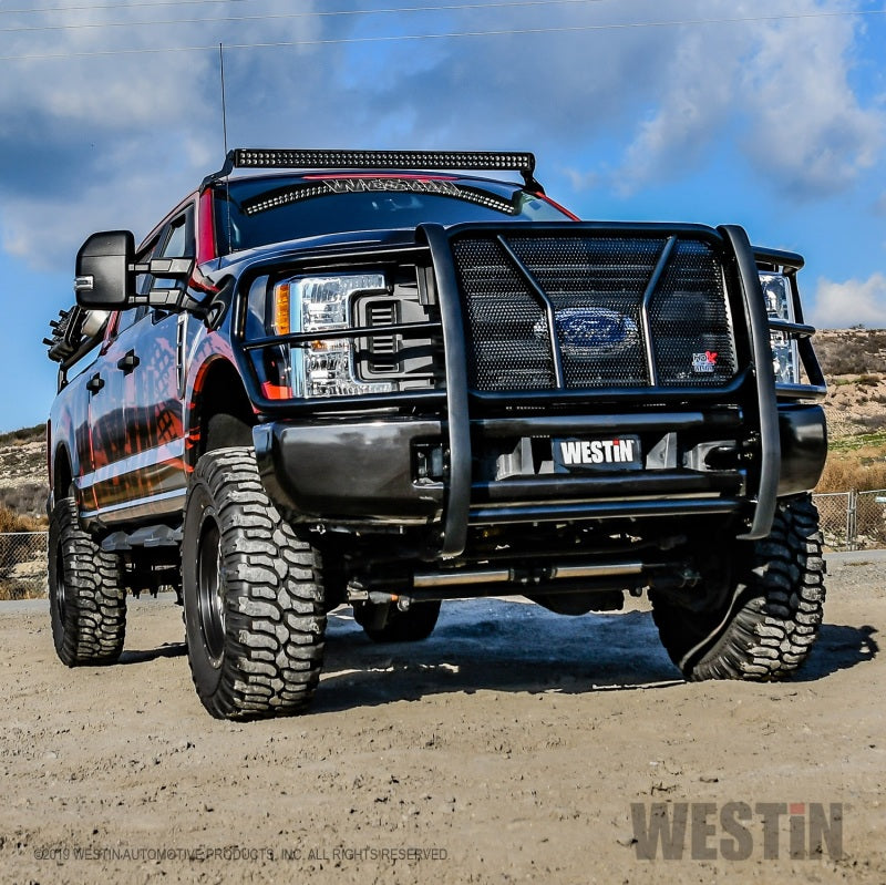 Westin 17+ Ford F-250/350 HDX Modular Grille Guard - Black