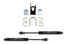 Load image into Gallery viewer, Fabtech 05+ Ford F250/350 4WD Dual Stealth Steering Stabilizer Kit - Opposing Style