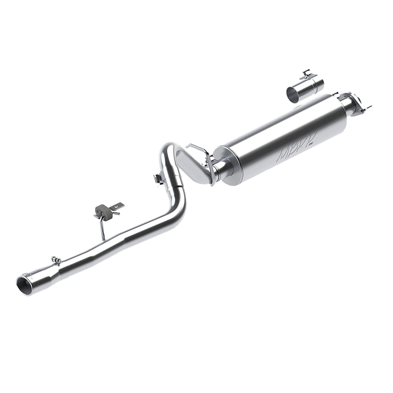 MBRP Jeep 2.5L Cherokee 2.5in Cat Back Single T409