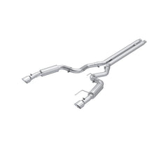 Load image into Gallery viewer, MBRP Ford Mustang GT S650, 5.0L 3in Dual Split Rear Aluminized Steel