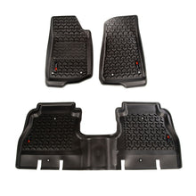 Load image into Gallery viewer, Rugged Ridge Floor Liner Front/Rear Black Jeep Wrangler JL 4 Dr