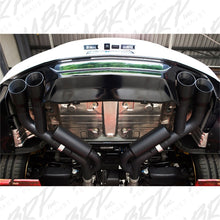 Load image into Gallery viewer, MBRP Ford Mustang GT 2.5in Black Coated Non Active Dual Axle Back Exhaust - 4in Dual Wall Tips