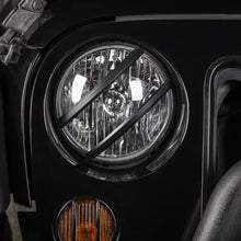 Load image into Gallery viewer, Rugged Ridge Jeep Wrangler JK Black Elite Pivotal Headlight Euro Guard