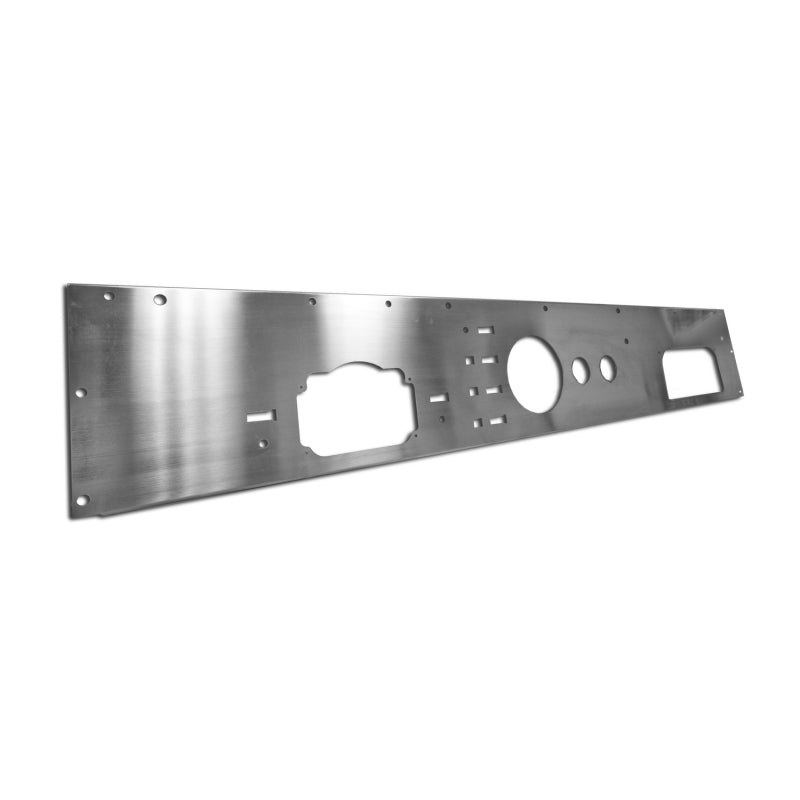 Rugged Ridge Jeep CJ Stainless Steel Dash Panel w/ Gauge Cut-Outs